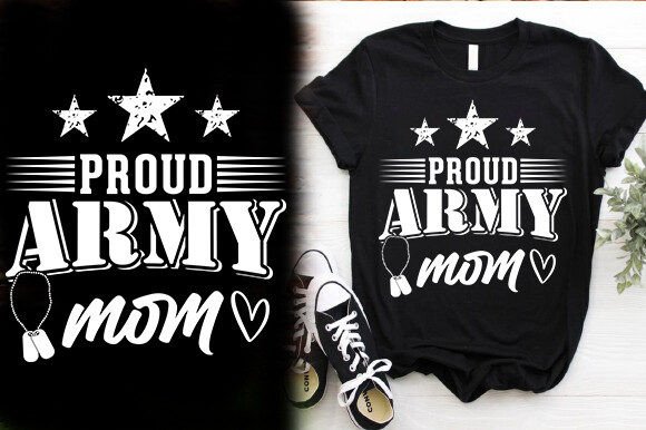 Download PROUD ARMY MOM TSHIRT DESIGN - Army mom Collection