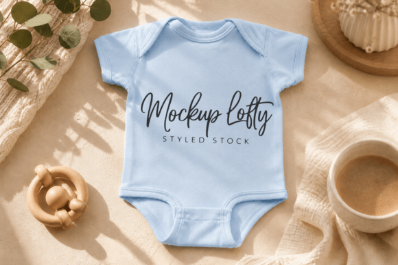 Download Spring Rabbit Skins 4400 Onesie Mockup - Premium Bundle