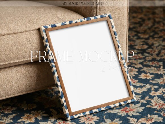 Download Boho Frame Mockup PSD with Smart Object - Boho frame Collection