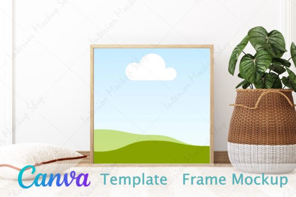 Download Boho Frame Mockup Canva Mockup - Boho frame Collection