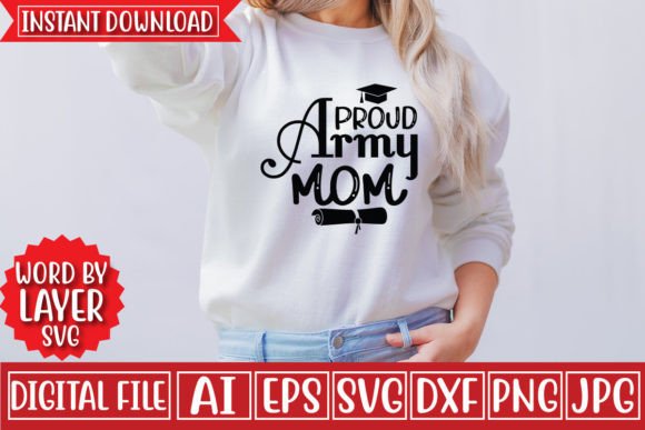 Download Proud Army Mom Svg Design - Army mom Collection