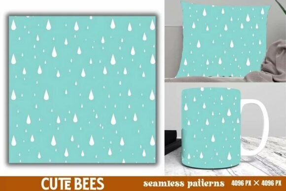 Download Cute Bees Digital Papers Pattern - Premium Resources