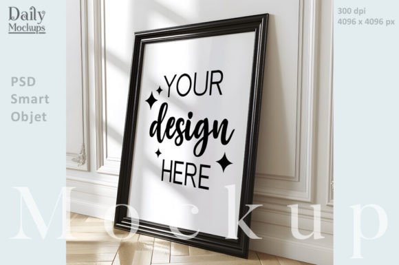 Download Black Frame Psd Mockup, White Boho Frame - Boho frame Collection